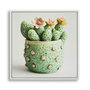 Voir la diapositive 1 : Paris Prix Tableau Imprimé  Cactus I  40x40cm Multicolore