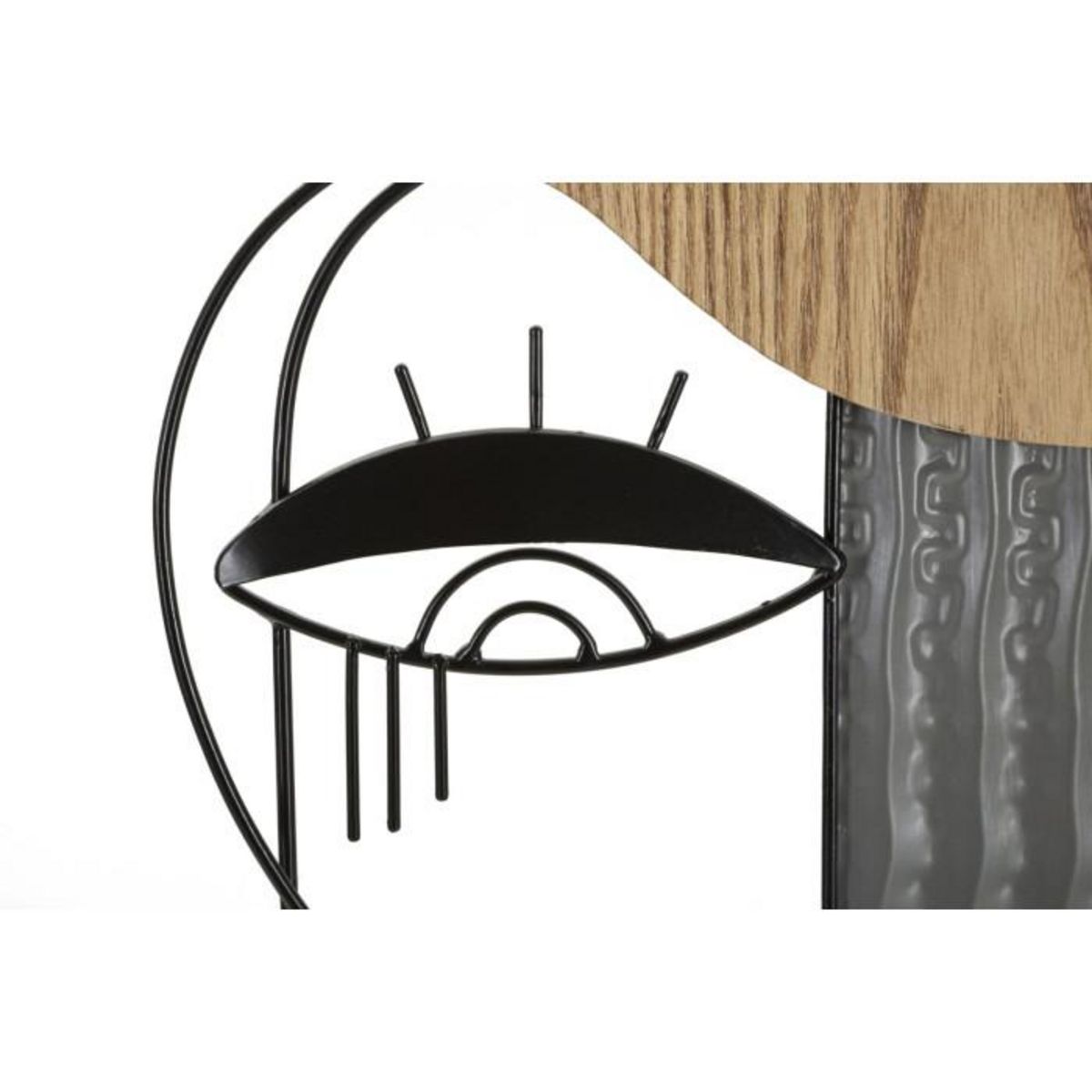 Paris Prix Sculpture Visage Abstrait en Métal  Picassy  49cm Multicolore