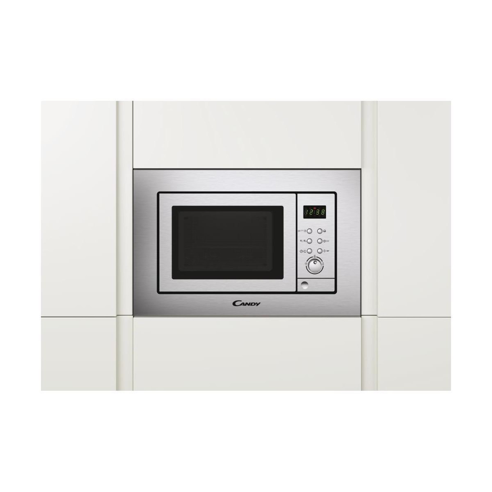 Voir la diapositive 3 : Candy Micro-ondes grill encastrable 20l 800w inox - mic201ex