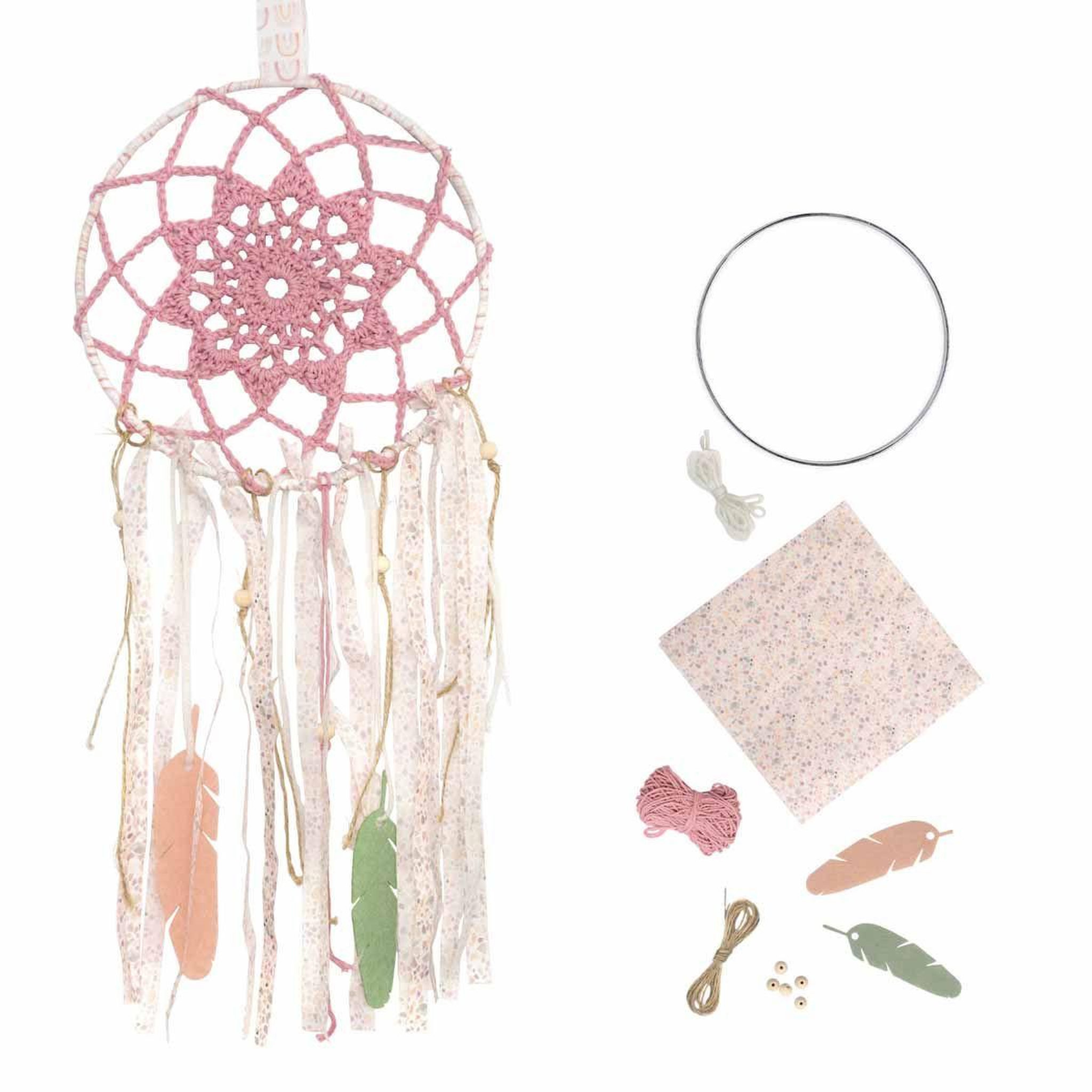 HOMEA Kit Complet Attrape-Rêves  Harmonie  Rose