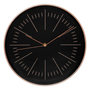 Voir la diapositive 1 : ATMOSPHERA Horloge Murale Design  Edith  30cm Noir & Cuivre