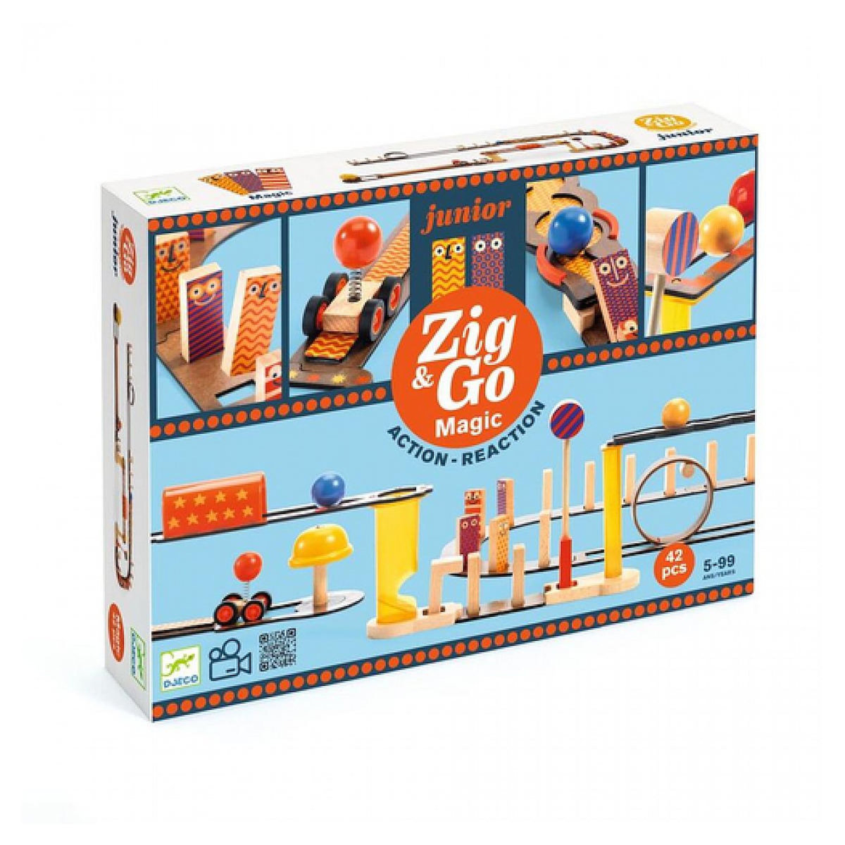 Djeco Zig  and  Go Junior 43pc Magic Set