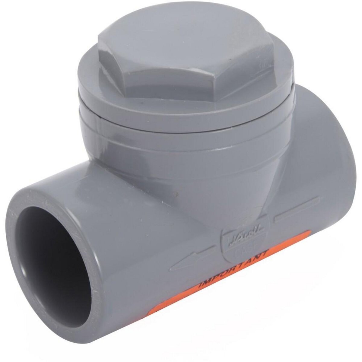 GIRPI Clapet antiretour en pvc à coller, femelle / femelle, D.32