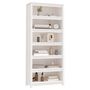 Voir la diapositive 4 : VIDAXL Bibliotheque Blanc 80x35x183 cm Bois de pin massif