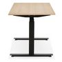 Voir la diapositive 3 : Paris Prix Bureau Ergonomique Réglable  Électrique  140cm Naturel & Noir