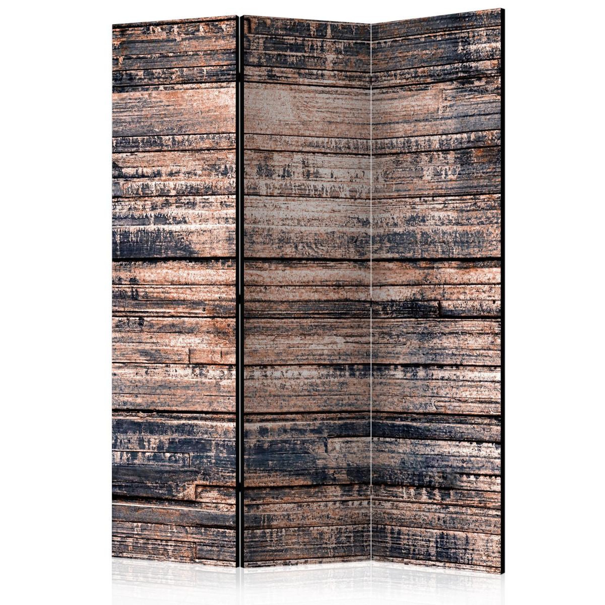 Paris Prix Paravent 3 volets  burnt boards  135x172cm
