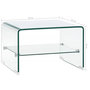 Voir la diapositive 6 : VIDAXL Table basse Clair 50x45x33 cm Verre trempe