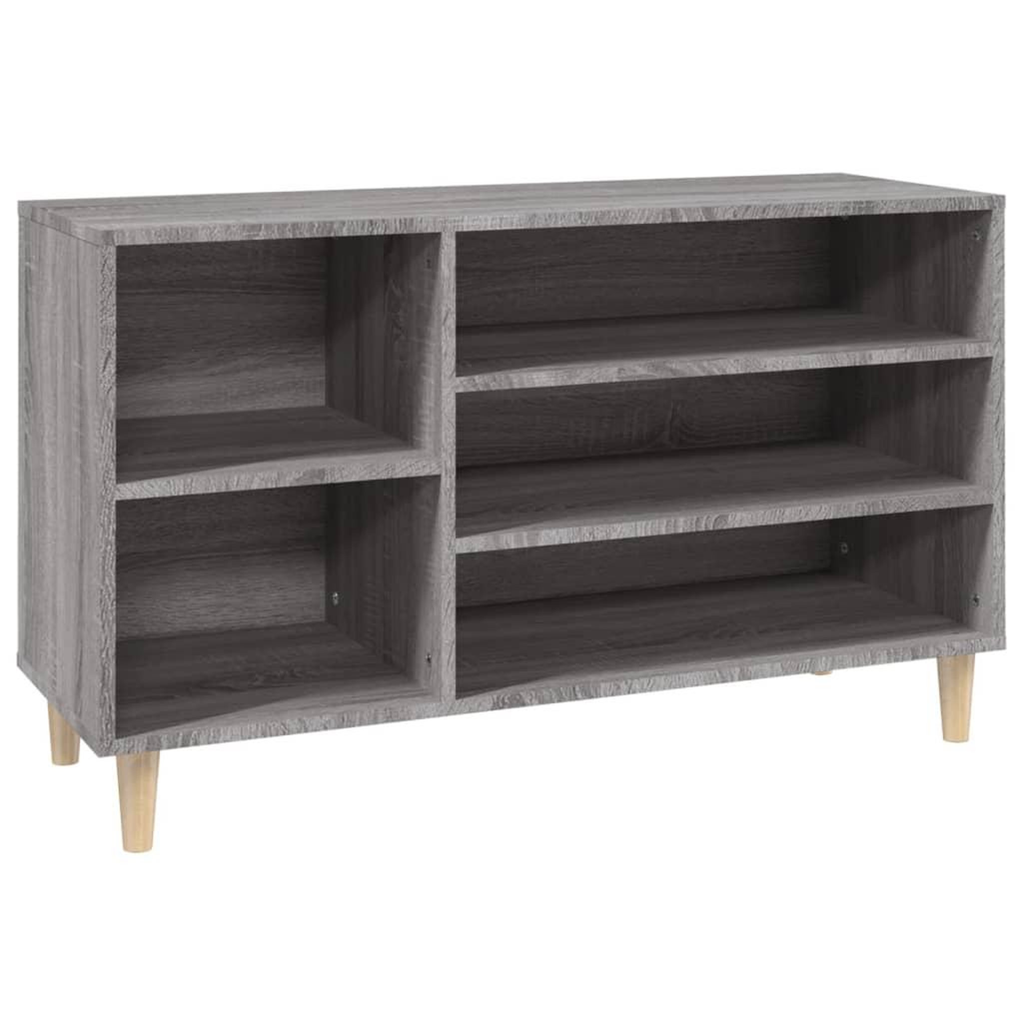 Voir la diapositive 2 : VIDAXL Armoire a chaussures Sonoma gris 102x36x60 cm Bois d'ingenierie