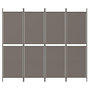 Voir la diapositive 3 : VIDAXL Cloison de separation 4 panneaux Anthracite 200x220 cm Tissu