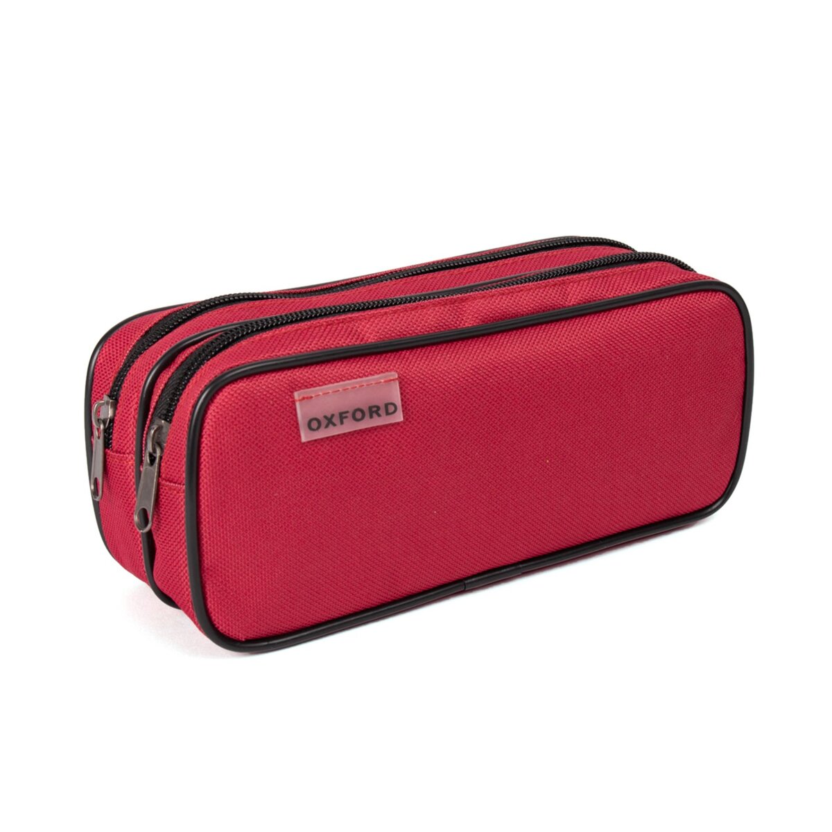 OXFORD Trousse rectangle 2 compartiments rouge