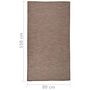 Voir la diapositive 6 : VIDAXL Tapis a tissage plat d'exterieur 80x150 cm Marron