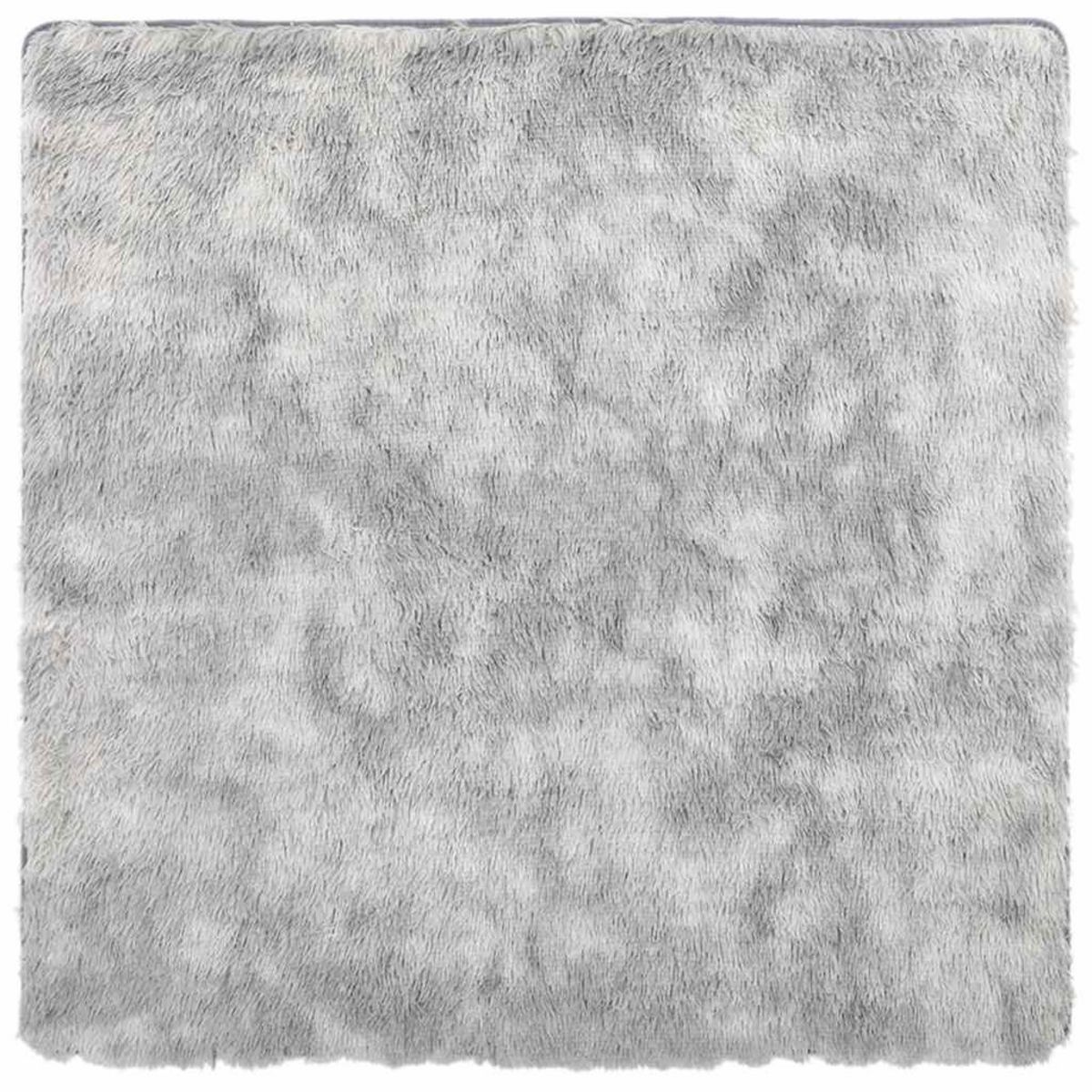 VIDAXL Tapis shaggy a poils longs NAVARRA gris clair 120x120 cm