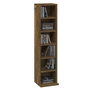 Voir la diapositive 4 : VIDAXL Armoire a CD Chene fume 21x20x88 cm Bois d'ingenierie
