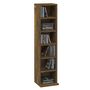 Voir la diapositive 4 : VIDAXL Armoire a CD Chene fume 21x20x88 cm Bois d'ingenierie