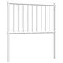 Voir la diapositive 2 : VIDAXL Tete de lit metal blanc 80 cm