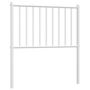 Voir la diapositive 2 : VIDAXL Tete de lit metal blanc 80 cm