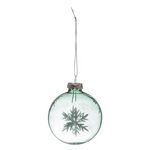 ATMOSPHERA Boule de Noël  Douceur des Neiges  7cm Vert
