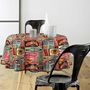 Voir la diapositive 4 : Paris Prix Nappe Toile Cirée Ronde  Americano  160cm Multicolore