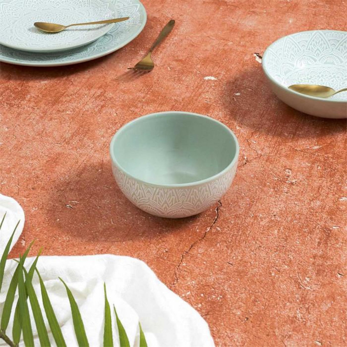 Paris Prix Lot de 6 Bols  Sahara  65cl Vert