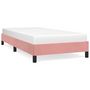 Voir la diapositive 2 : VIDAXL Cadre de lit sans matelas rose 90x200 cm velours