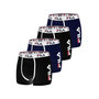 Voir la diapositive 1 : FILA Lot de 4 Boxers Coton homme FU5040 Uni
