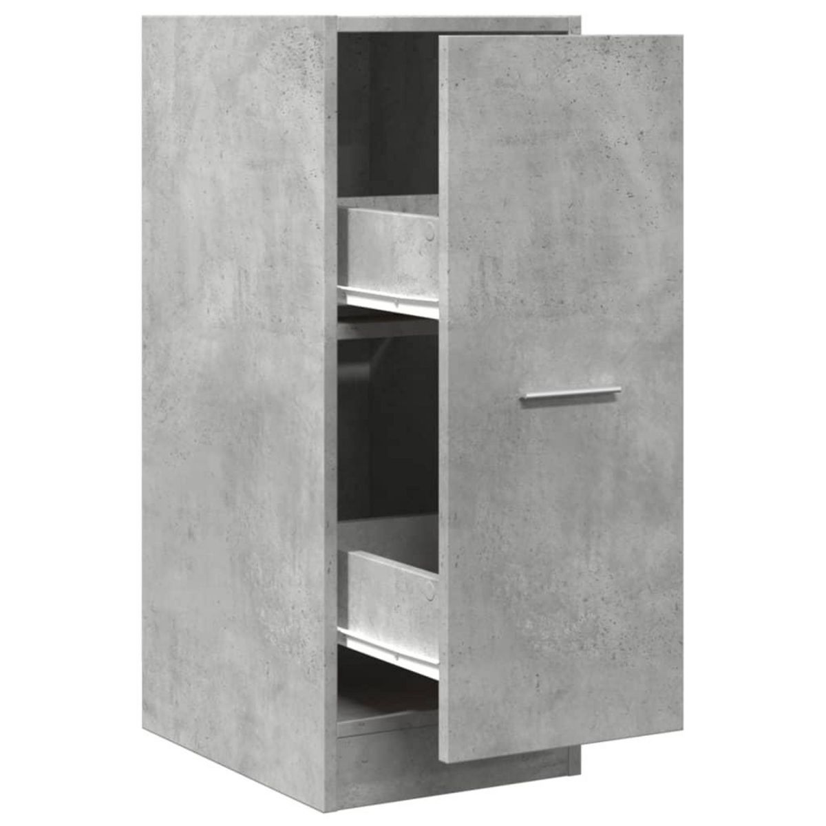 VIDAXL Armoire d'apothicaire gris beton 30x41x77,5cm bois d'ingenierie
