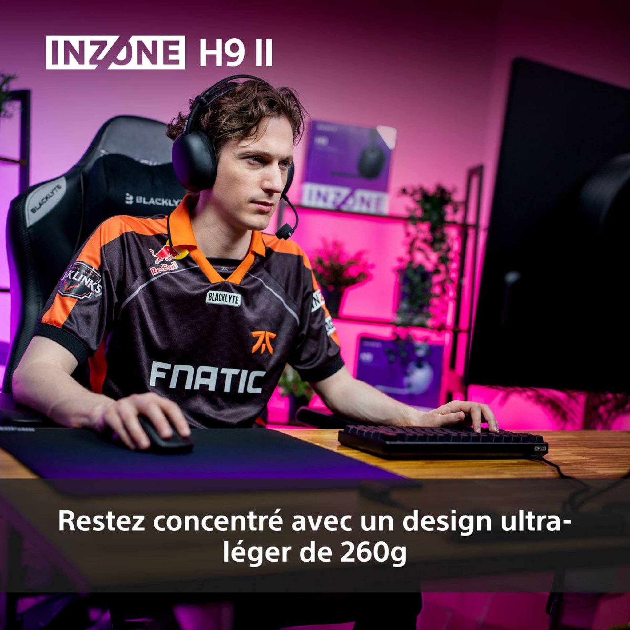 Voir la diapositive 5 : SONY Casque gamer INZONE H9 II Noir