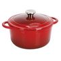 Voir la diapositive 2 : SITRAM Cocotte Ronde Tradition en fonte d'acier, bouchon inox