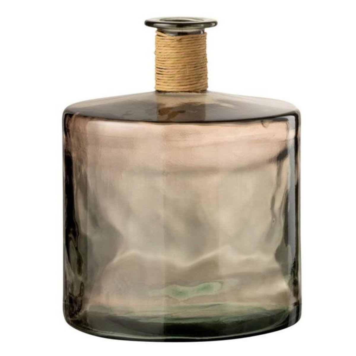 Paris Prix Vase Design en Verre  Safari  26cm Marron