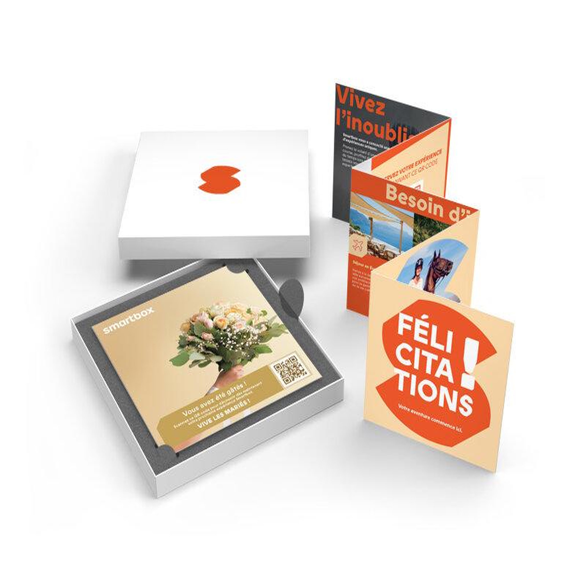 Voir la diapositive 2 : Smartbox Vive les mariés ! - coffret cadeau multi-thèmes