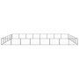 Voir la diapositive 2 : VIDAXL Chenil Noir 48 m² Acier