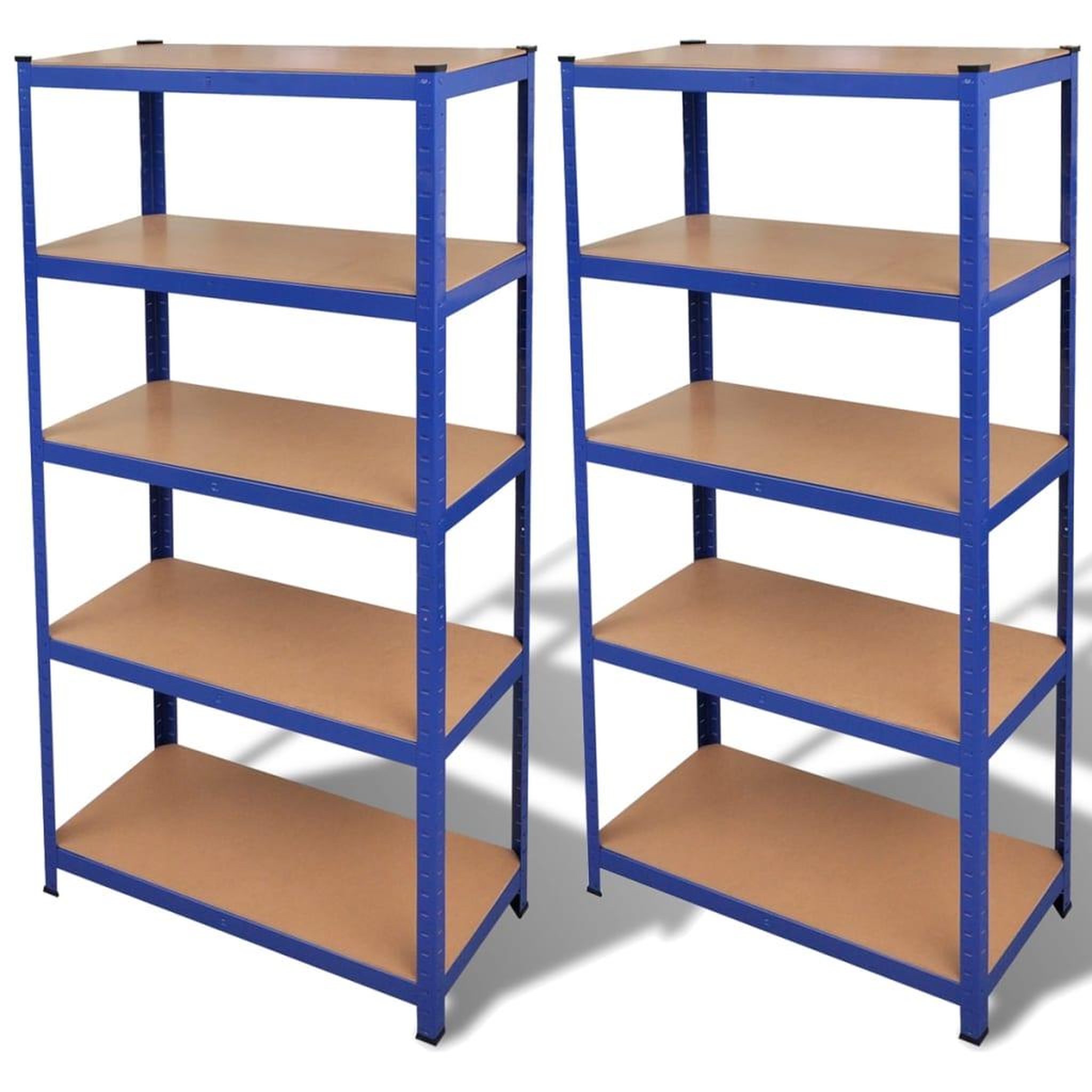 Voir la diapositive 1 : VIDAXL Etagere de rangement 2 pcs Bleu