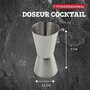 Voir la diapositive 3 : FM PROFESSIONAL Doseur alcool pour cocktail 5 cl et 3 cl en inox FM Professional Boissons