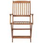Voir la diapositive 5 : VIDAXL Chaises pliables de jardin lot de 8 avec coussins Bois d'acacia