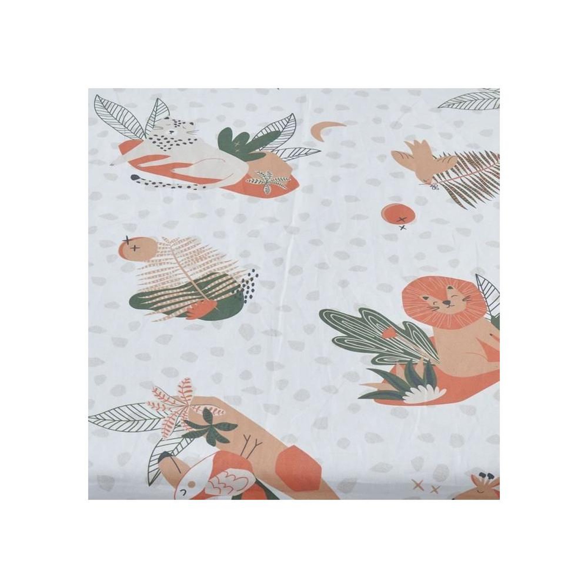 Voir la diapositive 3 : TINEO Tapis d'éveil 3 en 1 convertible, pliable et antidérapant, beige avec touches multicolores, 120 x 120 cm