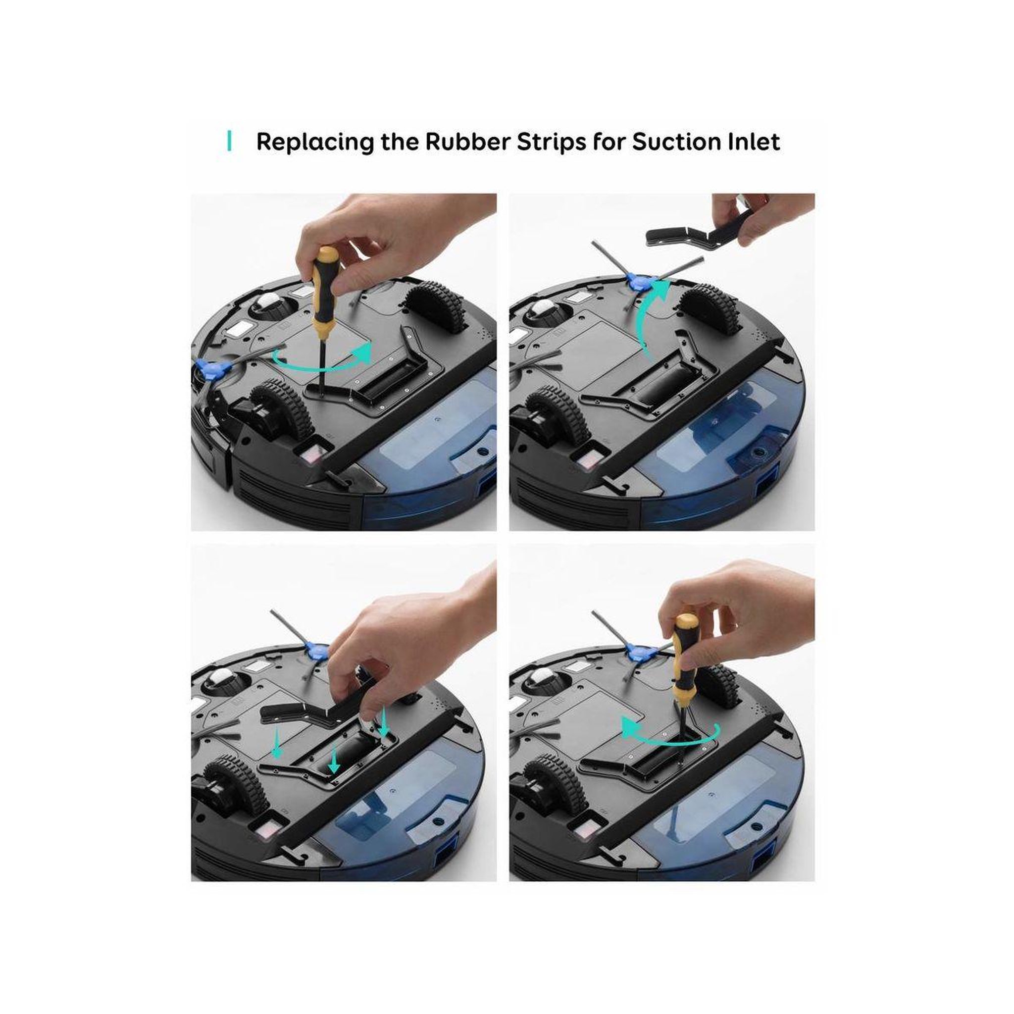 Voir la diapositive 2 : EUFY Kit accessoires bloc d'aspiration rechange x2 robovac g10 hybrid