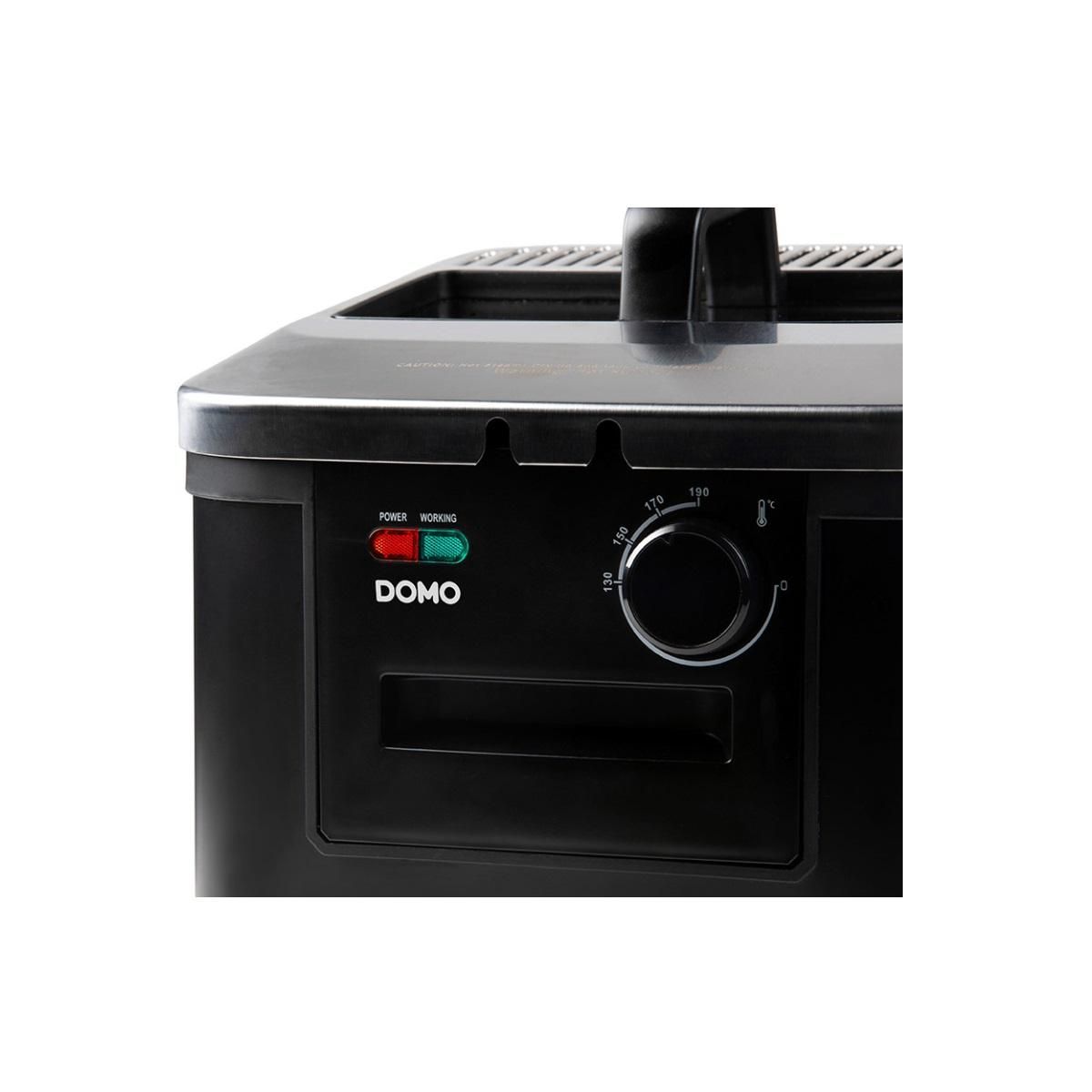 Domo Friteuse 4l 2000w noir - DO545FR