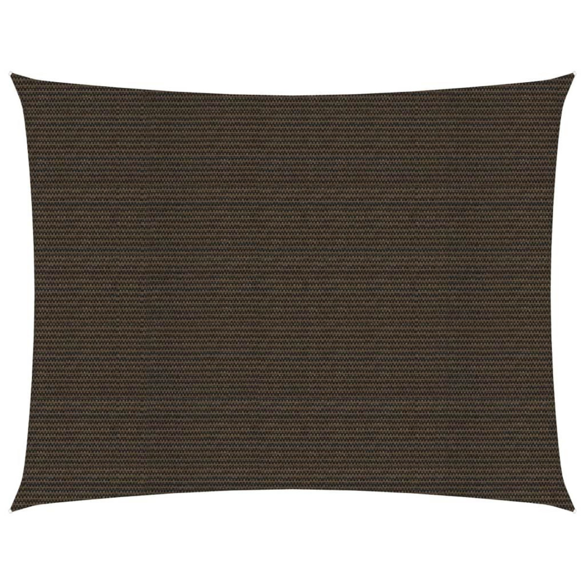 VIDAXL Voile d'ombrage 160 g/m^2 Marron 3,5x4,5 m PEHD