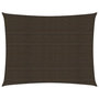 Voir la diapositive 2 : VIDAXL Voile d'ombrage 160 g/m^2 Marron 3,5x4,5 m PEHD