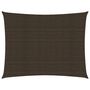 Voir la diapositive 2 : VIDAXL Voile d'ombrage 160 g/m^2 Marron 3,5x4,5 m PEHD