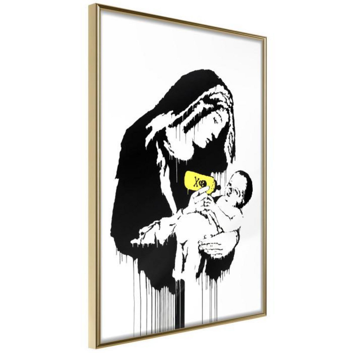 Paris Prix Affiche Murale Encadrée  Banksy Toxic Mary