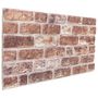 Voir la diapositive 3 : VIDAXL Panneaux muraux 3D 10 pcs marron 100x50 cm EPS