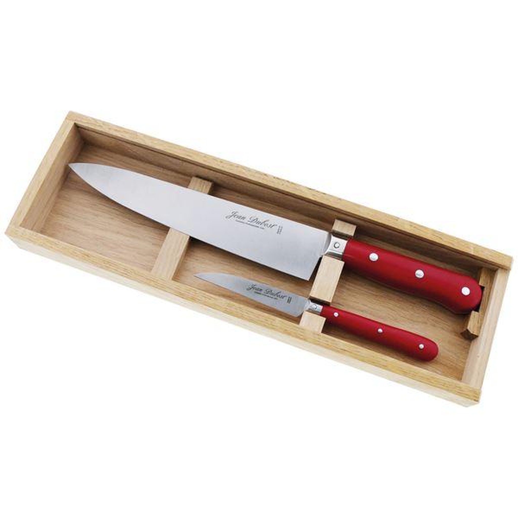 Jean dubost Coffret 2 couteaux de cuisine rouge - C000A5P0P69048