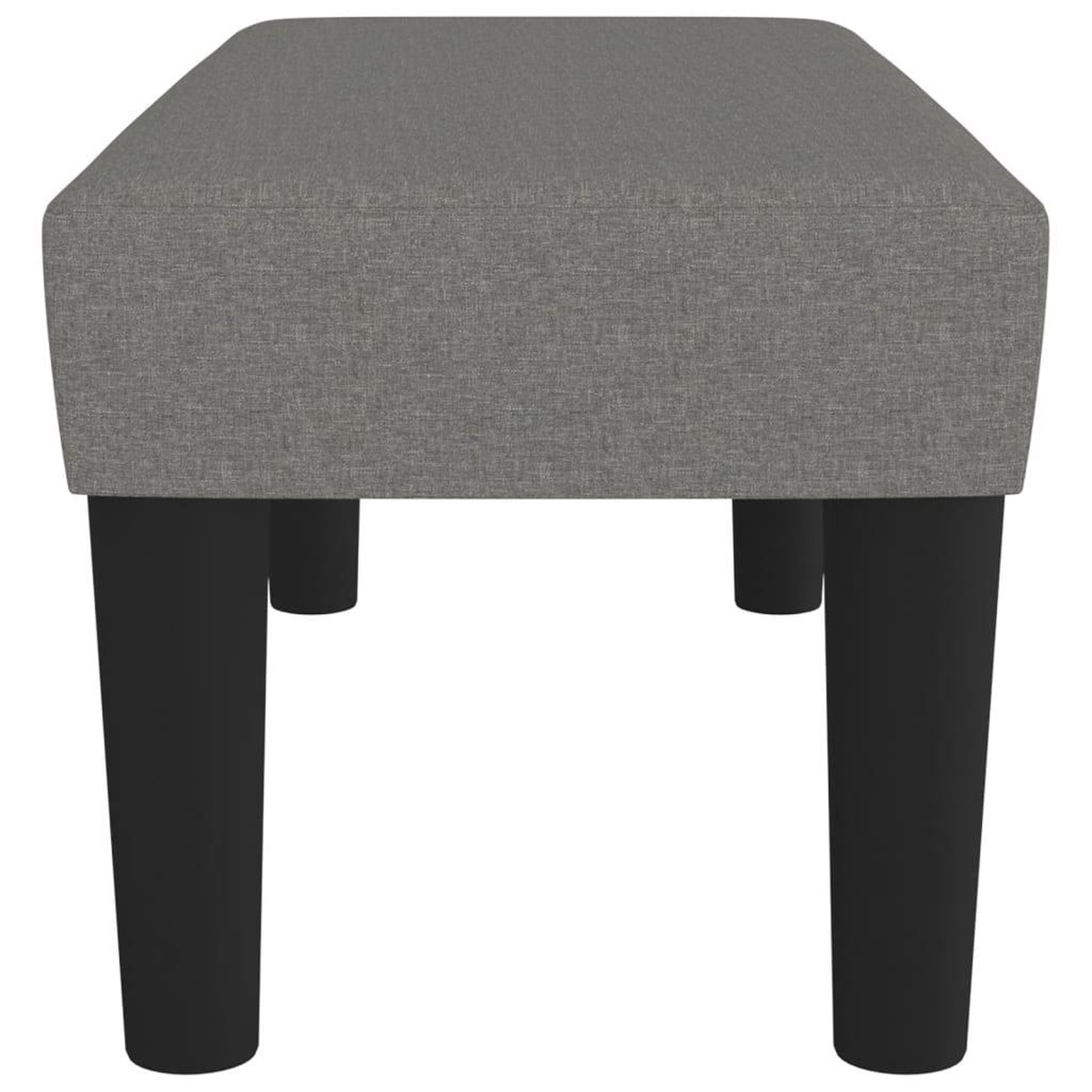 Voir la diapositive 4 : VIDAXL Banc Gris fonce 70x30x30 cm Tissu