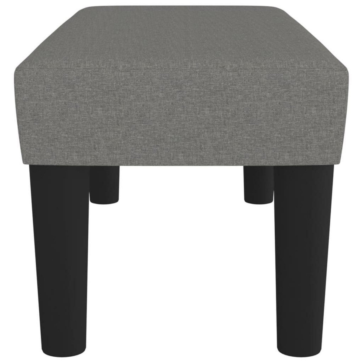 VIDAXL Banc Gris fonce 70x30x30 cm Tissu