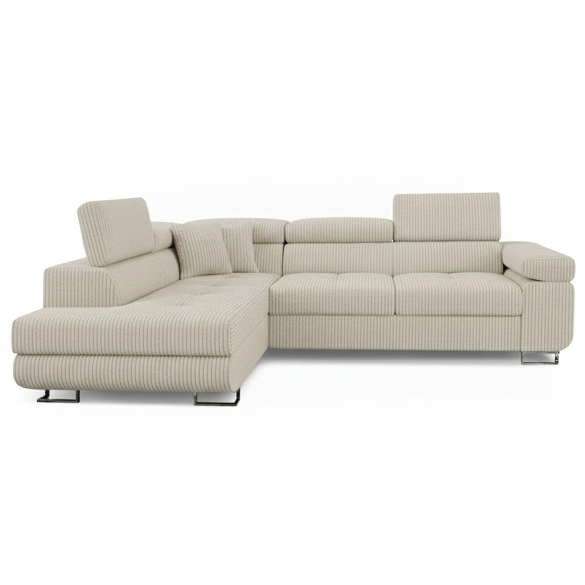 Paris Prix Canapé d'angle gauche convertible  tony  275cm beige