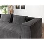 Voir la diapositive 4 : LISA DESIGN Stella - canapé d'angle - en velours côtelé - 4 places -style contemporain - gauche