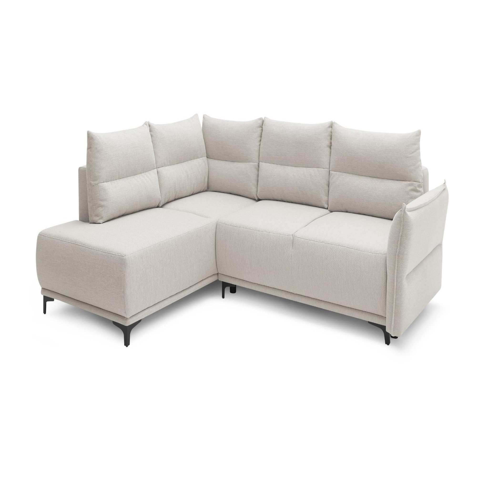 Voir la diapositive 6 : LISA DESIGN Arya - canapé d'angle convertible - avec coffre - 5 places - style contemporain - gauche