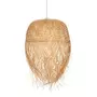  Lampe Suspension en Bambou  Elis  60cm Beige