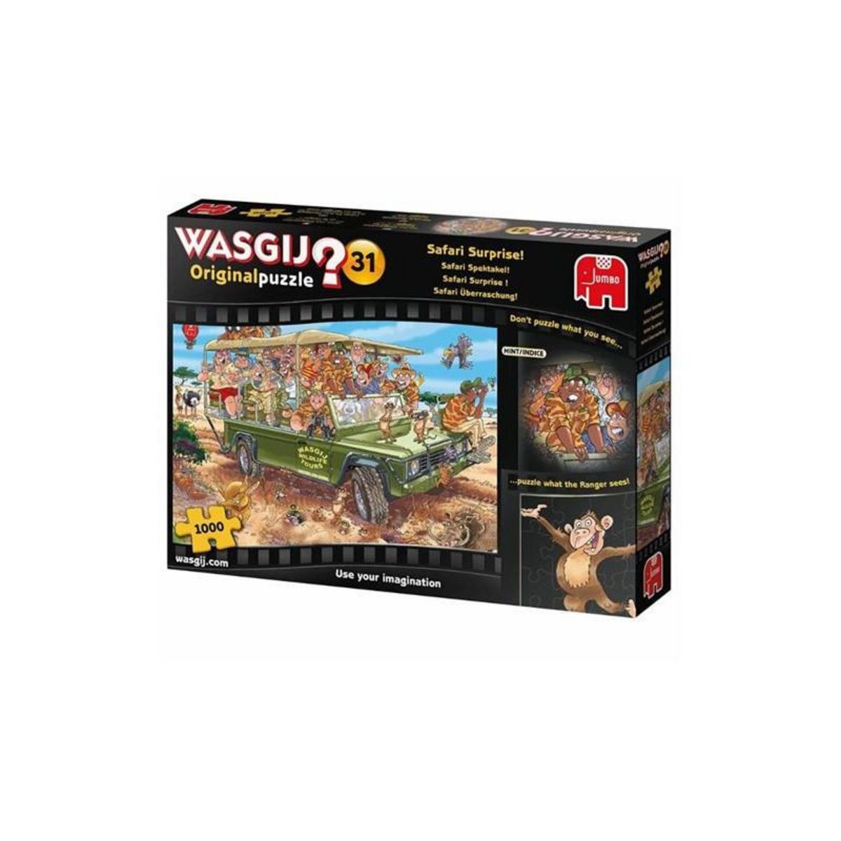 DISET Puzzle 1000 pièces Diset Wasgij Original 31 Safari Surprise